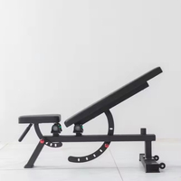 Banc de musculation multifonction pliable en acier de haute qualité avec support pour haltères et barres, idéal pour la maison et la salle de sport
