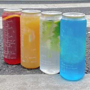 Bocaux Faciles à Ouvrir Bouteilles en Plastique PET Transparentes 250 ml 330 ml 500 ml 650 ml, Canettes pour Sodas, Jus et Boissons - Product Image 1