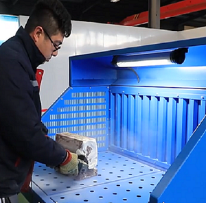 Công nghiệp đánh bóng Mài bụi khai thác downdraft làm việc băng ghế dự bị cho mài bảng cho kim loại - Product Image 5