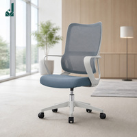 Chaise de bureau moderne en métal noir et nylon, ergonomique, peu encombrante, portable, pour salle de formation, siège empilable robuste