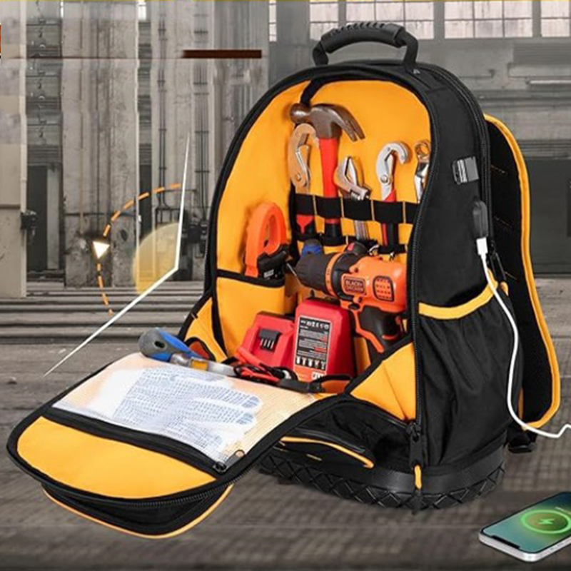 Large Capacity Storage Backpack Zipper Durable