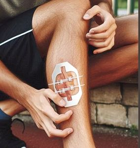 Kesim bakım cihazı için sütür olmadan yara kapatma şeritleri yapışkan bandajlar cerrahi dikiş şeritleri kiti - Product Image 1