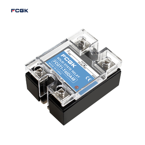 Fcgk trong suốt thu nhỏ SSR-10A trạng thái rắn <span class=keywords><strong>Relay</strong></span> 25A đến 120A một pha <span class=keywords><strong>DC</strong></span> điều khiển AC hướng dẫn loại - Product Image 4
