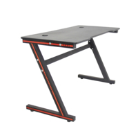 Venta al por mayor Z en forma de Mesa de la esquina del ordenador portátil Pc Mesa muebles para el hogar de trabajo Estudiar Escritorio de juego barato