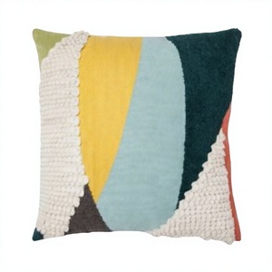 New Style Boho Outdoor Wool Cushion Cover Hot Selling Unique Handwoven Decorative Throw <b>Pillow</b> with Vintage Pattern By ITHL - Product Image 1