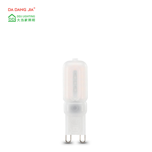 Bombilla LED G9 Frosted <span class=keywords><strong>T4</strong></span> G9 con base de doble pin, 2W, 200LM, blanco cálido, 25W, AC120V 220V, para candelabro de cristal - Product Image 3