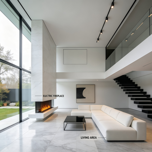 Conception architecturale professionnelle pour maisons françaises à deux étages, plan de l'étage moderne avec 5 chambres, garage et design intérieur - Product Image 3