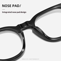 88012 Montures de lunettes vintage en acétate à monture complète, style influenceur, inspirées d'Instagram et de Xiaohongshu
