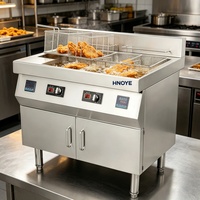 Friteuse électrique automatique 30L pour poulet frit, frites et poisson