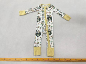 Combinaison chaude à manches longues pour bébé Little Glow Kid, en tissu de bambou, avec fermeture éclair, design confortable pour le sommeil des nourrissons - Product Image 2