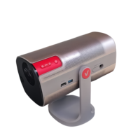 Projecteur laser portable d'extérieur pour chambre à coucher, batterie 20000 mAh, trois couleurs, inclinaison panoramique, résolution 2560 * 1440, zoom optique 1,3x, 1400 ISO