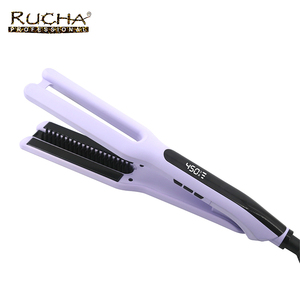 Lisseur à cheveux professionnel à planchas de couleur personnalisée, fer à lisser en titane - Product Image 3