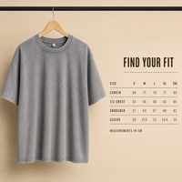 T-shirt Homme Oversize Boxy 230 g/m² Délavé à l'Acide avec Impression DTF Logo Personnalisé – Nouveauté USA, Meilleure Vente