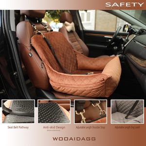 あらゆる種類のカーシートに適したペット用カーシート、取り付け簡単、安全で安定した犬用カーベッド - Product Image 6