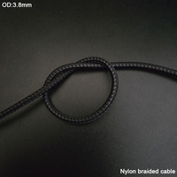 Cable de Carga de Nylon Trenzado Extra Grueso y Resistente, Diseño Creativo Coreano, USB a 8 Pines para iOS, Superventas