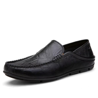 Chaussures habillées en cuir véritable pour hommes, tailles 37-47, printemps et automne, souples, confortables, élégantes, pour affaires