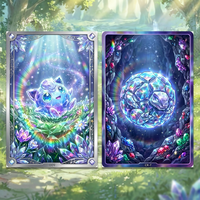 Cartes à collectionner d'anime personnalisées en gros, impression couleur, étui de protection premium pour jeux de table, diffusion en direct, etc.