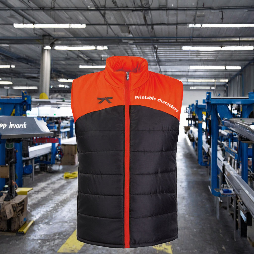 Orange and black splicing