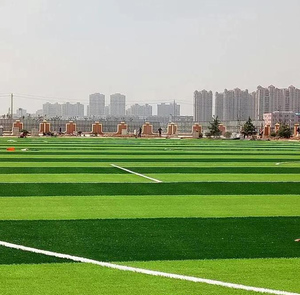 <span class=keywords><strong>Gazon</strong></span> <span class=keywords><strong>synthétique</strong></span> durable, ignifuge et imperméable GLC 50/60 mm pour terrain de football et terrain de sport en extérieur - Product Image 3