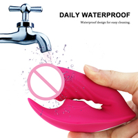 Tragbarer Vibrator mit Fernbedienung aus Lebensmittelechtem Silikon USB-Aufladung Intimes Wellness-Gerät