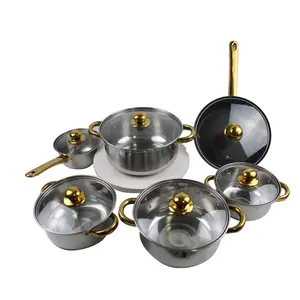 Prive Logo Keuken Accessoires Set Non Stick Rvs Kookpot Pannenset