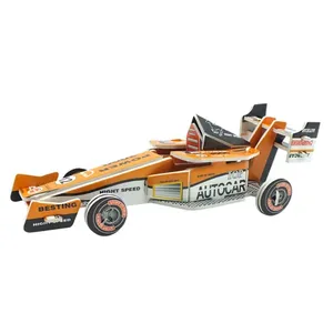 Bán hàng nóng Racing Car DIY 3D giấy câu đố cho trẻ em Quà tặng khuyến mãi