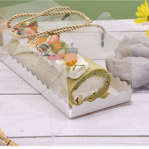 Tùy chỉnh Bánh hộp bánh trong suốt hộp với xử lý cupcake Swiss rõ ràng nhựa xách tay Pet đóng gói - Product Image 4