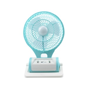 พัดลมไฟฟ้าตั้งโต๊ะพับได้พร้อมฟังก์ชั่นไฟกลางคืนสามารถชาร์จผ่าน USB และมีหลายสี - Product Image 4