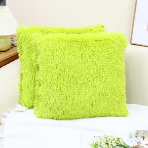 Cómodas fundas de <span class=keywords><strong>almohada</strong></span> decoración del hogar de lujo para sala de estar piel sintética suave y esponjosa funda de <span class=keywords><strong>almohada</strong></span> fundas de cojines - Product Image 5
