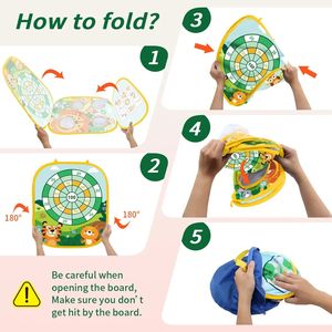 <span class=keywords><strong>MiYou</strong></span> extérieur intérieur Tic Tac Toe Bean Bag Toss Set balles collantes pour jeux pour garçons et filles - Product Image 6