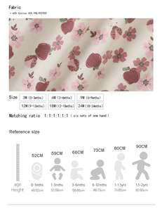 Conjunto de Ropa <span class=keywords><strong>para</strong></span> Bebé Niña de 0 a 2 Años, Mono con Estampado Triangular, Manga Larga, Algodón - Product Image 4