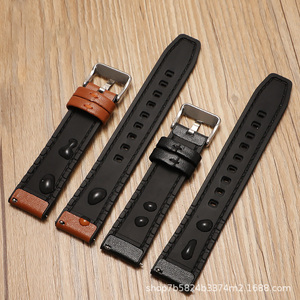 Envío rápido 18mm 20mm 22mm correas de reloj de liberación rápida para <span class=keywords><strong>Huawei</strong></span> Watch Gt 3 <span class=keywords><strong>Pro</strong></span> <span class=keywords><strong>GT2</strong></span> <span class=keywords><strong>Pro</strong></span> TPU correas de reloj de cuero - Product Image 3