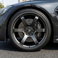 Jantes en alliage d'aluminium forgé GUDE T6061 à cinq branches, finition noire, pour E30/E90 Mercedes W305 FL5-17-22 pouces, performance modifiée, neuves