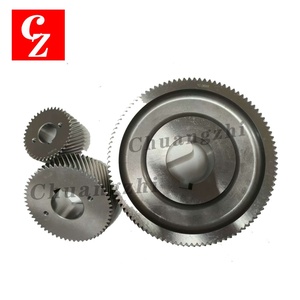 High Precision Helical <b>Gear</b> Set 92-28508/92-28608/92-28708 Air Compressor <b>Gear</b> Replacement for Ingersoll Rand Compressor Part - Product Image 6