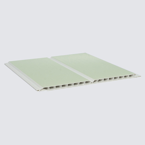 Phong cách hiện đại PVC tường trần Bảng điều khiển Trung Quốc bán buôn tùy chỉnh lưỡi rãnh trang trí Bảng điều khiển trong nhà sử dụng không thấm nước chống cháy vuông - Product Image 5