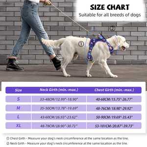 เสื้อกั๊กสัตว์เลี้ยงแบบไม่มีสายดึงปรับได้สะท้อนแสงนุ่มสำหรับสุนัขพันธุ์เล็กขนาดกลางขนาดใหญ่การฝึกกลางแจ้ง - Product Image 4