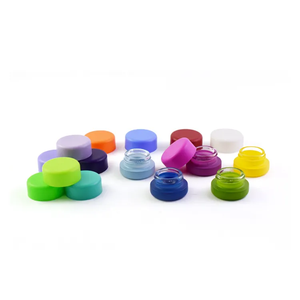 5 أوعية صغيرة سوداء مقاومة للأطفال برطمانات من الزجاج المركّز 5 أوعية مستحضرات تجميل سوداء برطمانات سوداء - Product Image 6