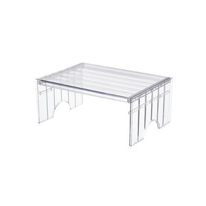 Étagère télescopique transparente Wei Lai pour réfrigérateur, organiseur de rangement empilable en plastique pour fruits et légumes, usage en cuisine - Product Image 5