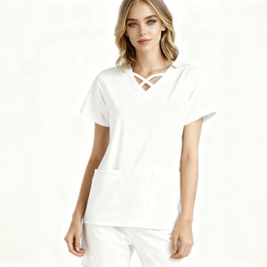 زي موحد للجراحة مضاد للتجاعيد مقاوم للحرارة في المستشفى من Uniforme De Enfermera طقم زي موحد للتمريض - Product Image 2