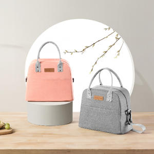 Bolsa Térmica para Almuerzo Beilian, Gran Capacidad, Bandolera, Impermeable, Gris, Rosa, Rojo, Negro, Primavera 2021, Origen Yiwu - Product Image 1