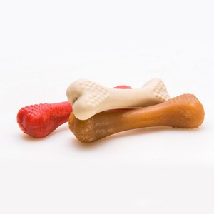 Rawhide-mascarillas dentales para perros, Mini huesos, sin colorantes, sin aditivos, para mascotas, venta al por mayor - Product Image 2