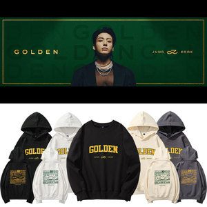 アイドル JungKook GOLDEN HOODIE (Lsize) GOLDEN