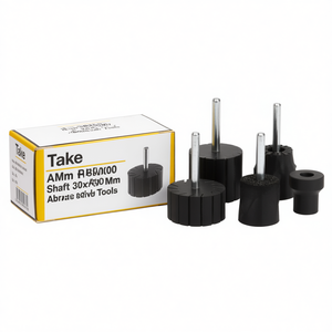 Support de manchon en caoutchouc Ttake Ab9000 pour tige de 6 mm, 30x30 mm, outils abrasifs - Product Image 2