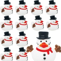 Calendrier de Noël avec canards en caoutchouc, jouet de bain canard en caoutchouc, cadeaux de Noël créatifs