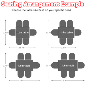 Set di Tavolo e Sedie da Giardino per Ristorante Personalizzato, Sei Posti, con Telaio in <span class=keywords><strong>Alluminio</strong></span> e Piano in WPC Intrecciato - Product Image 3