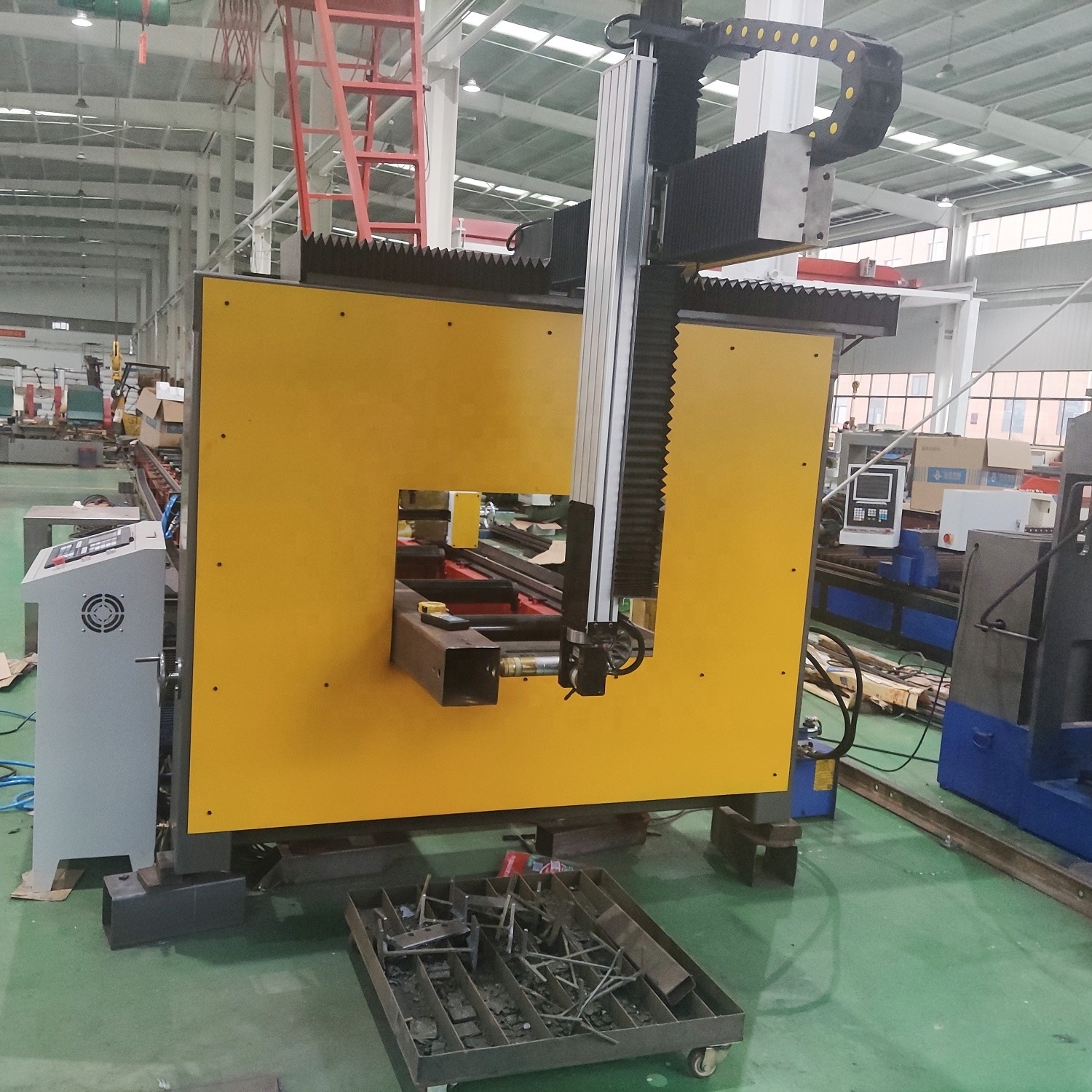 Lớn Dầm Thép Cắt Máy Cắt Tôi Dầm Thép Kim Loại Cnc Plasma Cutter