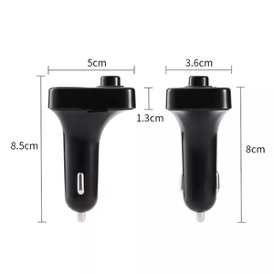 Chargeur de voiture double USB, kit mains libres BT5.0, lecteur de voiture, modulateur FM sans fil pour voiture - Product Image 2