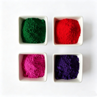 Colorant de qualité supérieure, poudre rouge, forte puissance colorante pour la peinture graffiti et la publicité murale rouge, peinture DIY