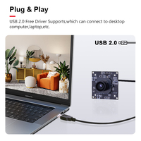 14209 IMX334 4K Módulo de cámara industrial 16mm 20 grados sin distorsión COMS MJPG 30fps Plug Play para Android Raspberry Pi
