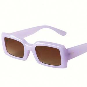 Lunettes de soleil carrées rétro tendance 2022, couleurs bonbon, petites lunettes de soleil rectangulaires aux couleurs gelée - Product Image 2